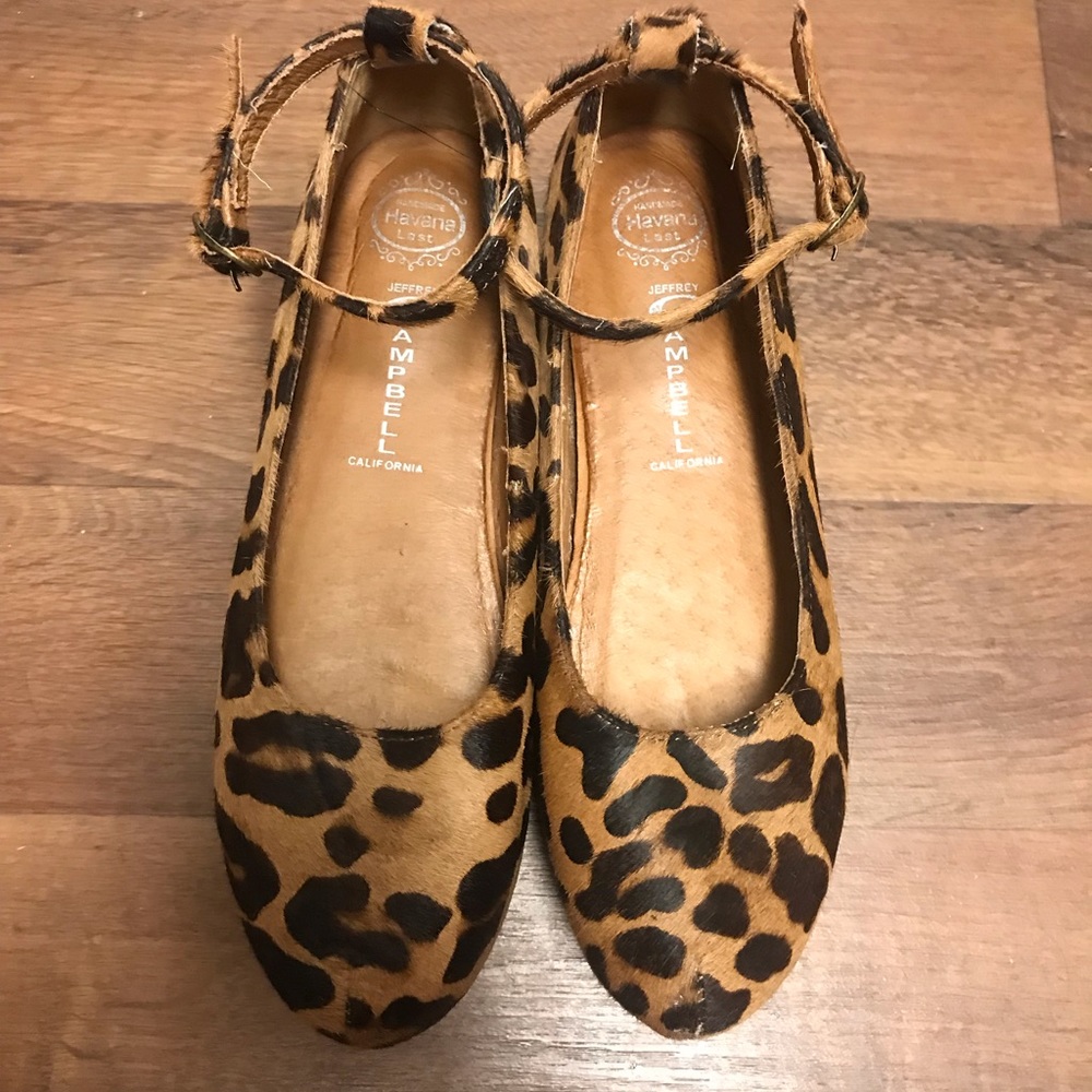 Jeffrey Campbell Leopard BeeBee Platforms